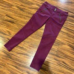 Burgundy American Eagle pants